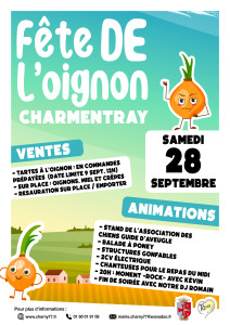 Fête de l'oignon à CHARMENTRAY @ Charmentray